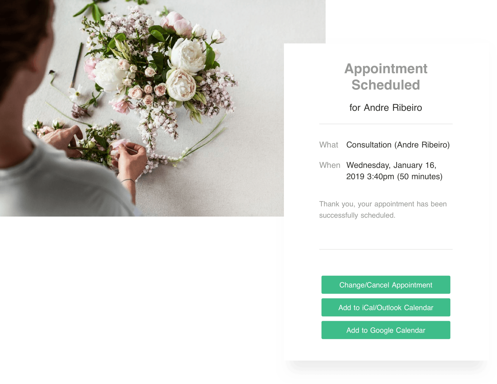 Clients can schedule their own appointments